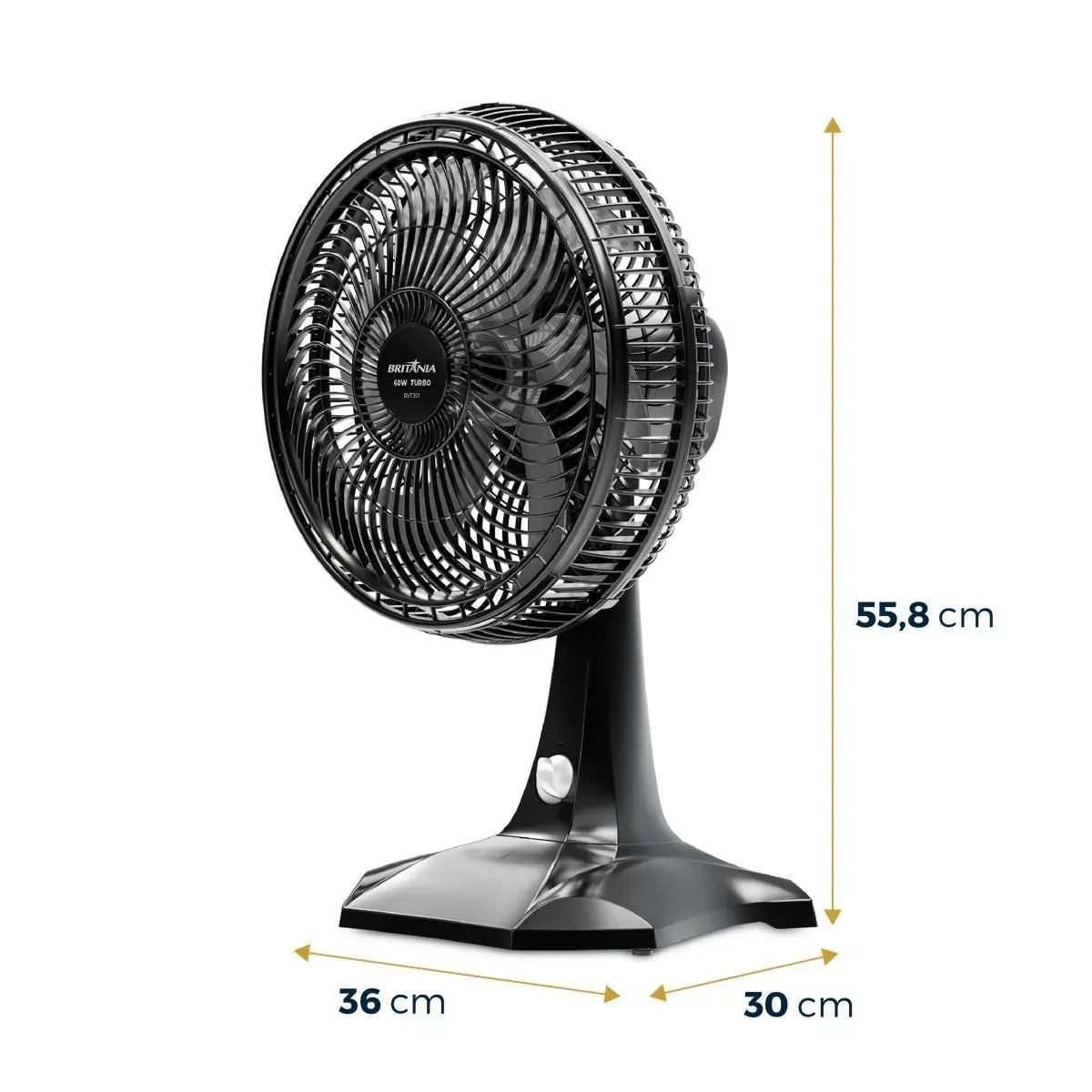 Ventilador 2 em 1 Britânia Tecnologia Maxx Force 60W BVT301