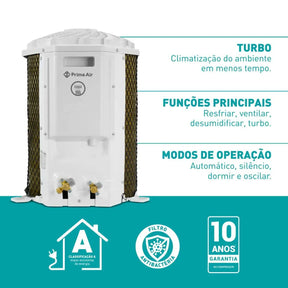 Ar-Condicionado Prime Air Split Inverter 12000BTUs Frio 12FC