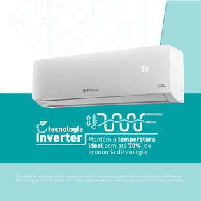 Ar-Condicionado Prime Air Split Inverter 12000BTUs 12QC